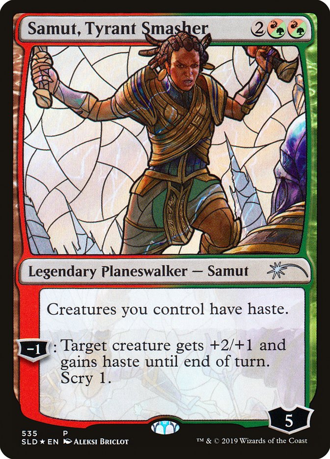 Samut, Tyrant Smasher (Stained Glass) [Secret Lair Drop Promos] | North Game Den