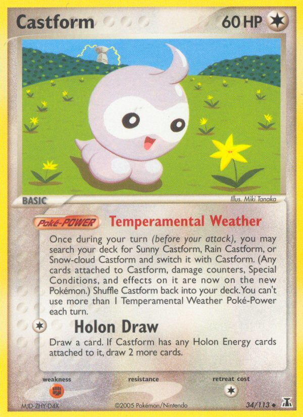 Castform (34/113) [EX: Delta Species] | North Game Den