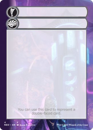 Helper Card (4/9) [Kamigawa: Neon Dynasty Tokens] | North Game Den