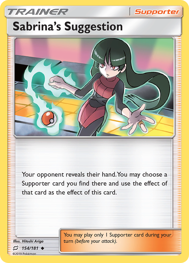 Sabrina's Suggestion (154/181) [Sun & Moon: Team Up] | North Game Den