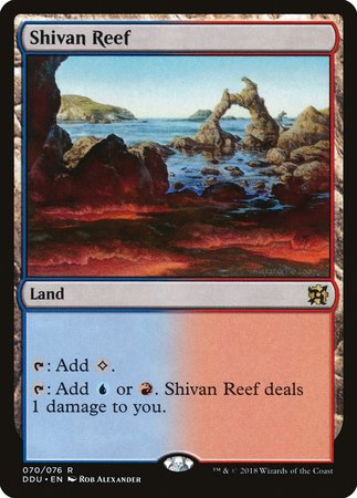 Shivan Reef [Duel Decks: Elves vs. Inventors] | North Game Den