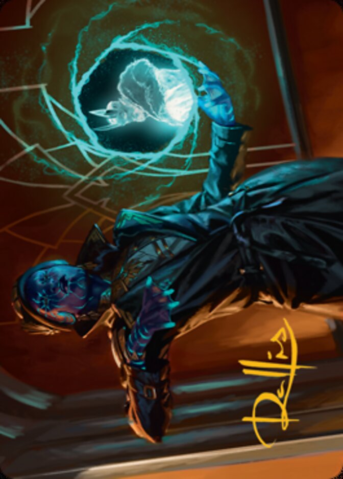 Kamiz, Obscura Oculus Art Card (Gold-Stamped Signature) [Streets of New Capenna Art Series] | North Game Den