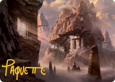 Mountain (277) Art Card (Gold-Stamped Signature) [Dungeons & Dragons: Adventures in the Forgotten Realms Art Series] | North Game Den