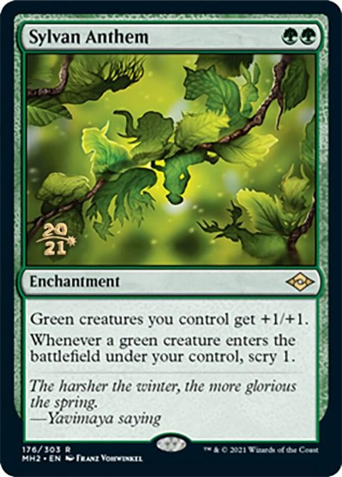 Sylvan Anthem [Modern Horizons 2 Prerelease Promos] | North Game Den