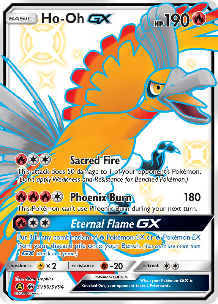 Ho-Oh GX (SV50/SV94) [Sun & Moon: Hidden Fates - Shiny Vault] | North Game Den