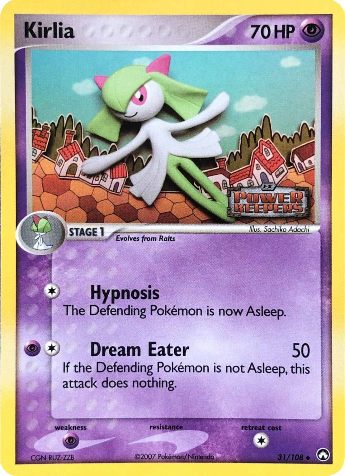 Kirlia (31/108) (Stamped) [EX: Power Keepers] | North Game Den