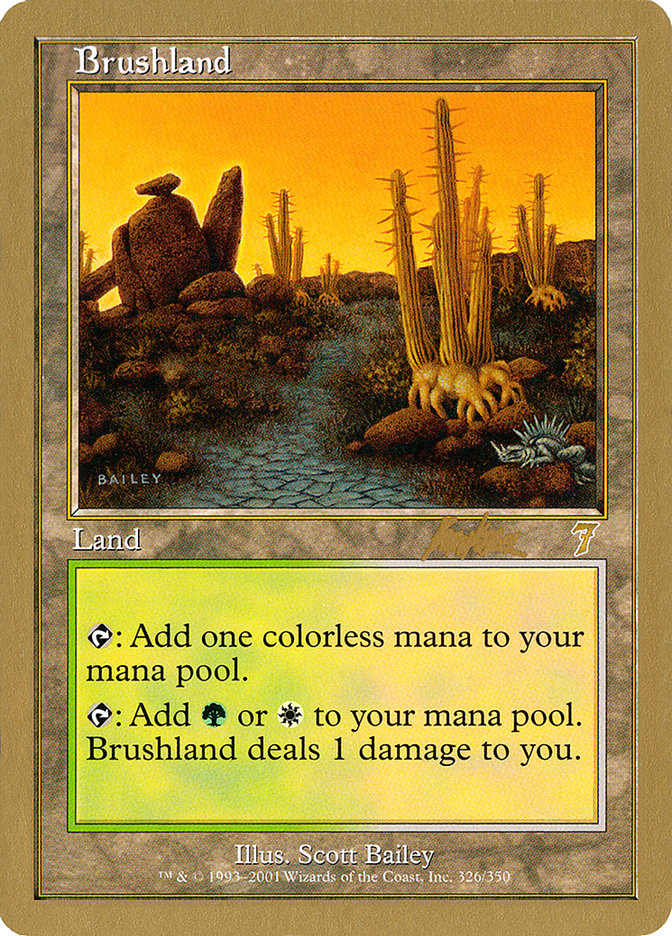 Brushland (Brian Kibler) [World Championship Decks 2002] | North Game Den