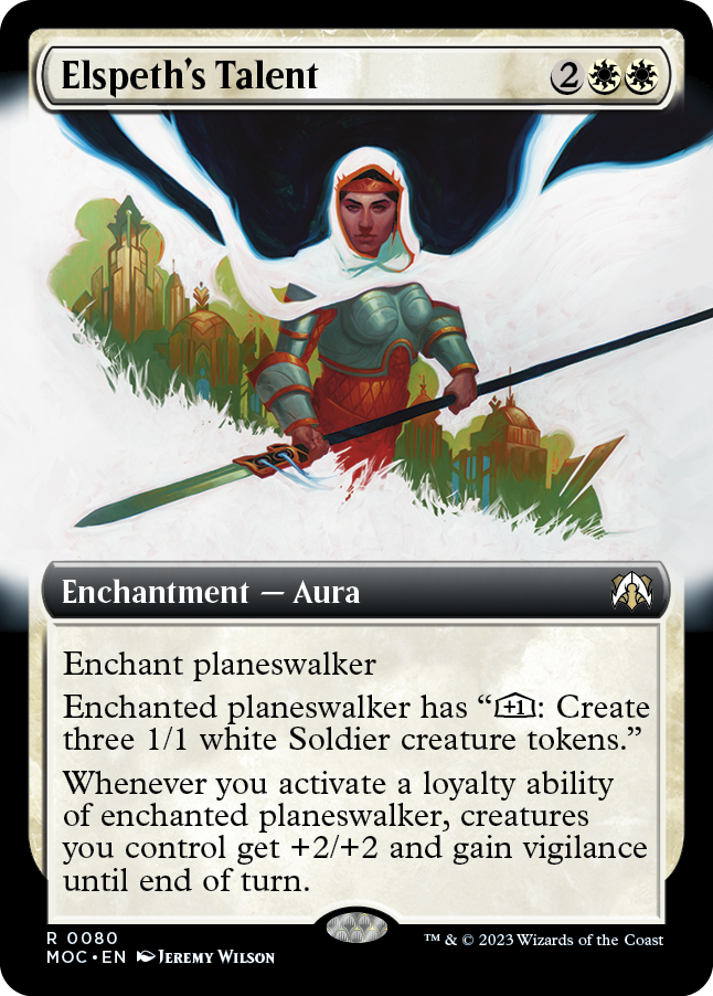 Elspeth's Talent (Extended Art) [March of the Machine Commander] | North Game Den