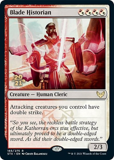 Blade Historian [Strixhaven: School of Mages Prerelease Promos] | North Game Den