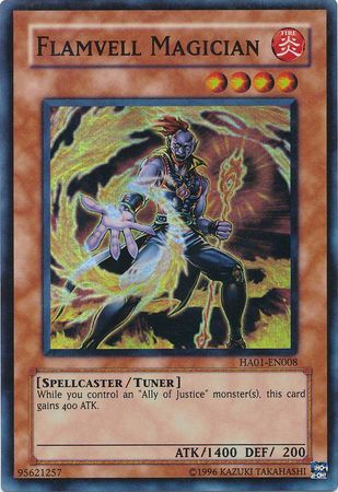 Flamvell Magician [HA01-EN008] Super Rare | North Game Den