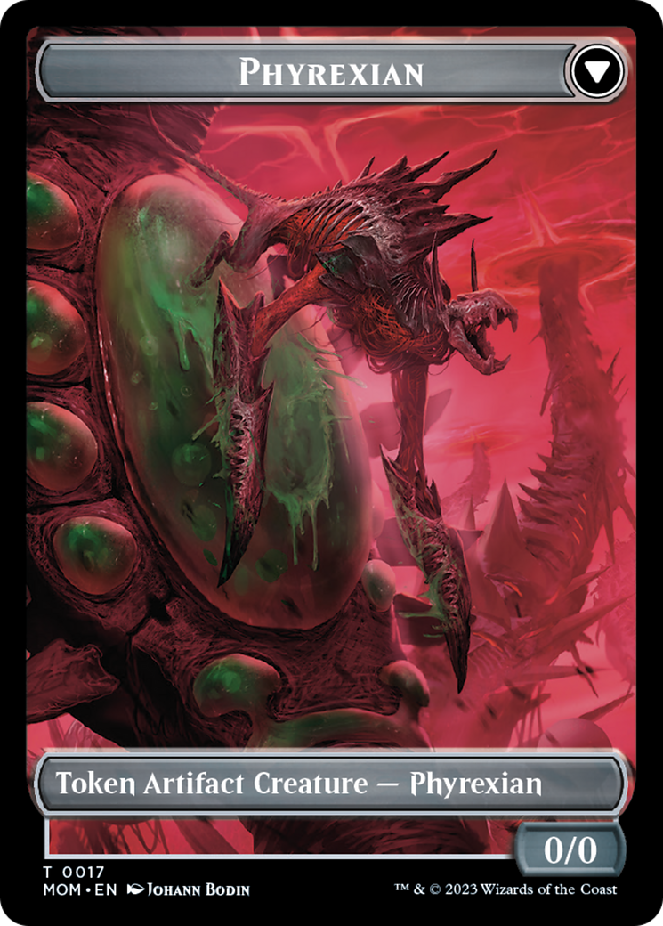 Incubator // Phyrexian (17) Double-Sided Token [March of the Machine Tokens] | North Game Den