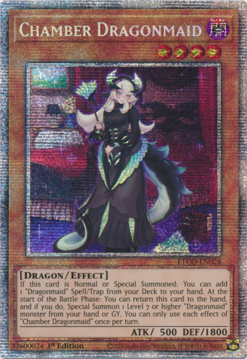 Chamber Dragonmaid [ETCO-EN026] Starlight Rare | North Game Den