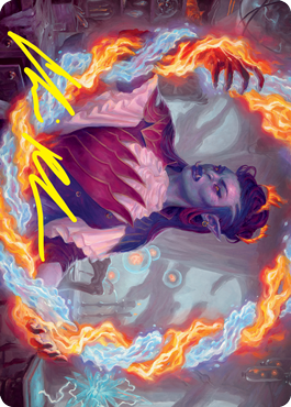 Rootha, Mercurial Artist Art Card (Gold-Stamped Signature) [Strixhaven: School of Mages Art Series] | North Game Den