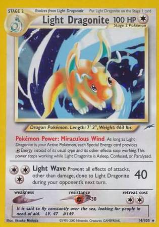 Light Dragonite (14/105) [Neo Destiny Unlimited] | North Game Den