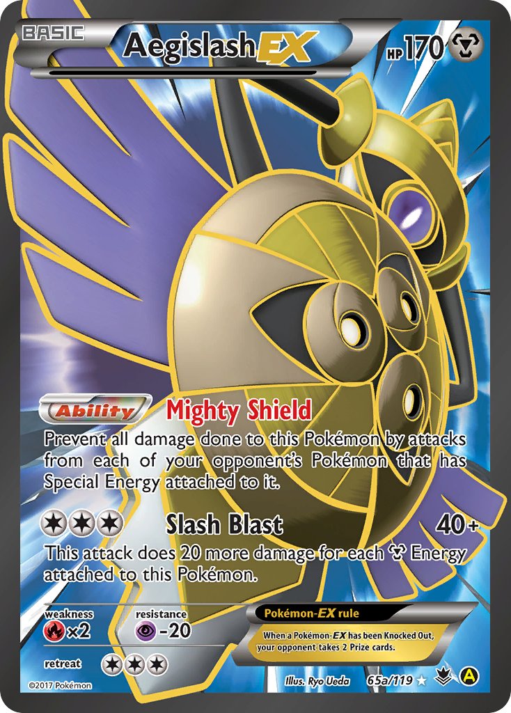 Aegislash EX (65a/119) [Alternate Art Promos] | North Game Den