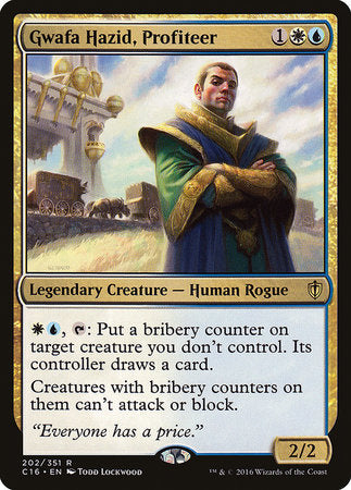 Gwafa Hazid, Profiteer [Commander 2016] | North Game Den