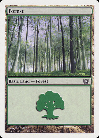 Forest (350) [Eighth Edition] | North Game Den