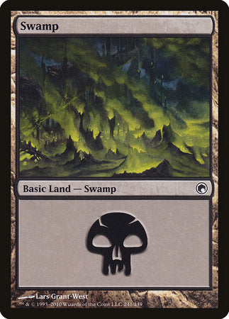 Swamp (241) [Scars of Mirrodin] | North Game Den