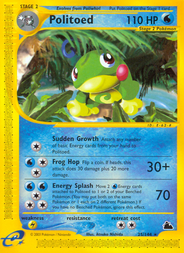 Politoed (25/144) [Skyridge] | North Game Den