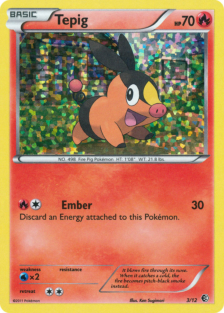 Tepig (3/12) [McDonald's Promos: 2011 Collection] | North Game Den