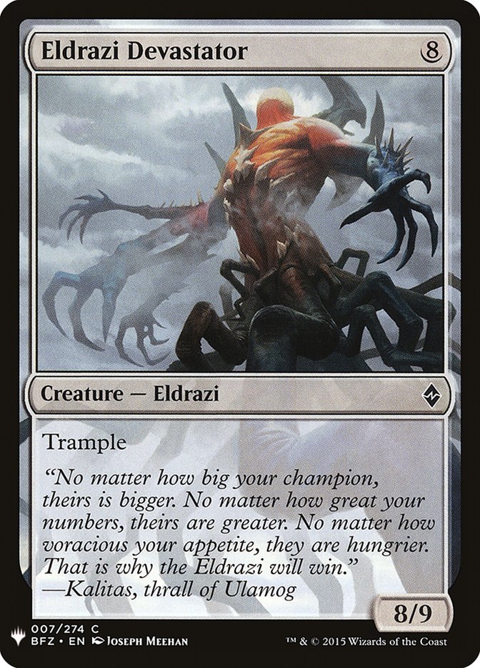 Eldrazi Devastator [Mystery Booster] | North Game Den