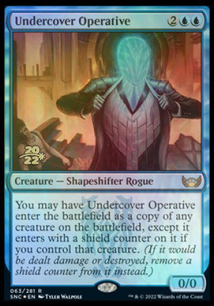 Undercover Operative [Streets of New Capenna Prerelease Promos] | North Game Den