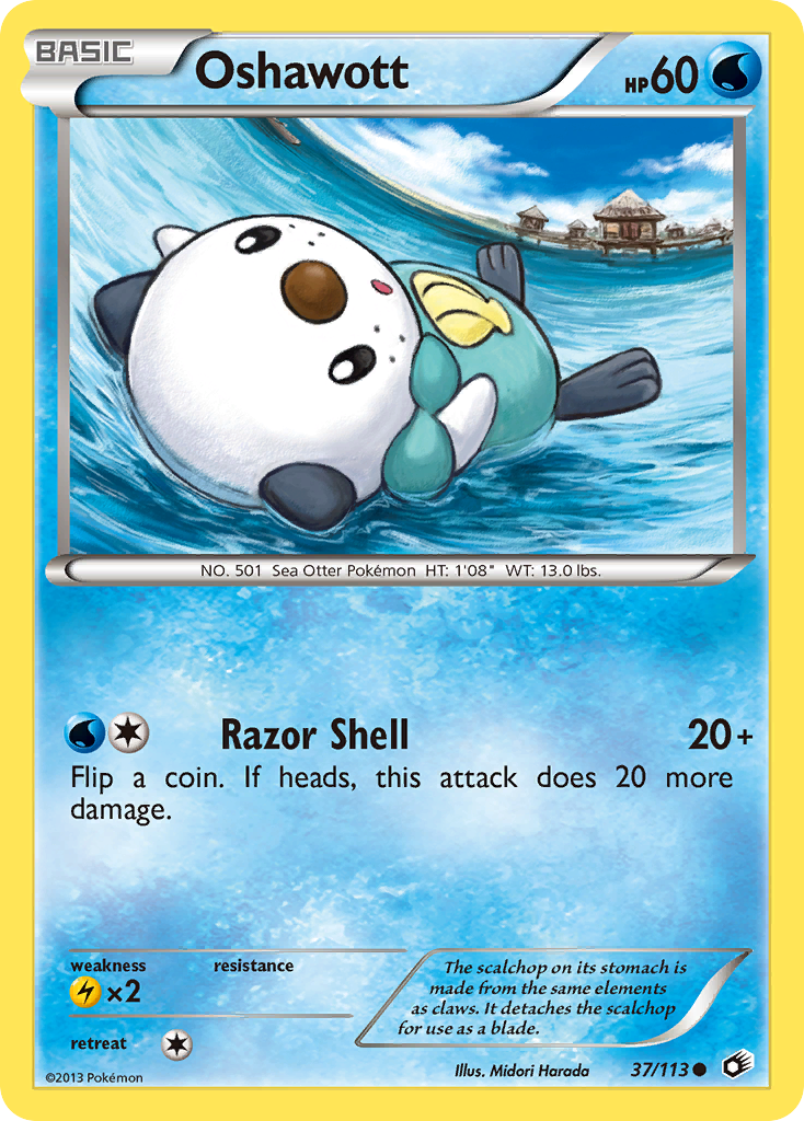 Oshawott (37/113) [Black & White: Legendary Treasures] | North Game Den