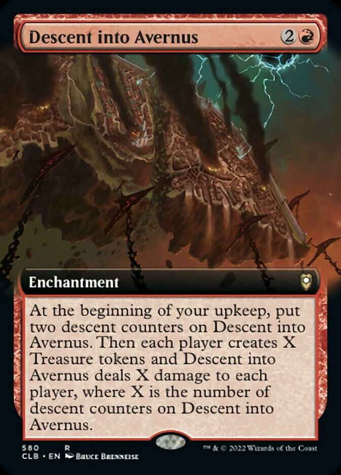 Descent into Avernus (Extended Art) [Commander Legends: Battle for Baldur's Gate] | North Game Den