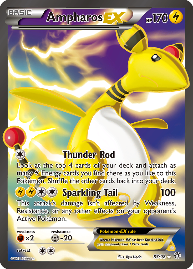 Ampharos EX (87/98) [XY: Ancient Origins] | North Game Den