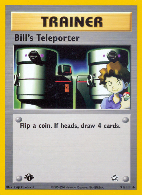 Bill's Teleporter (91/111) [Neo Genesis 1st Edition] | North Game Den