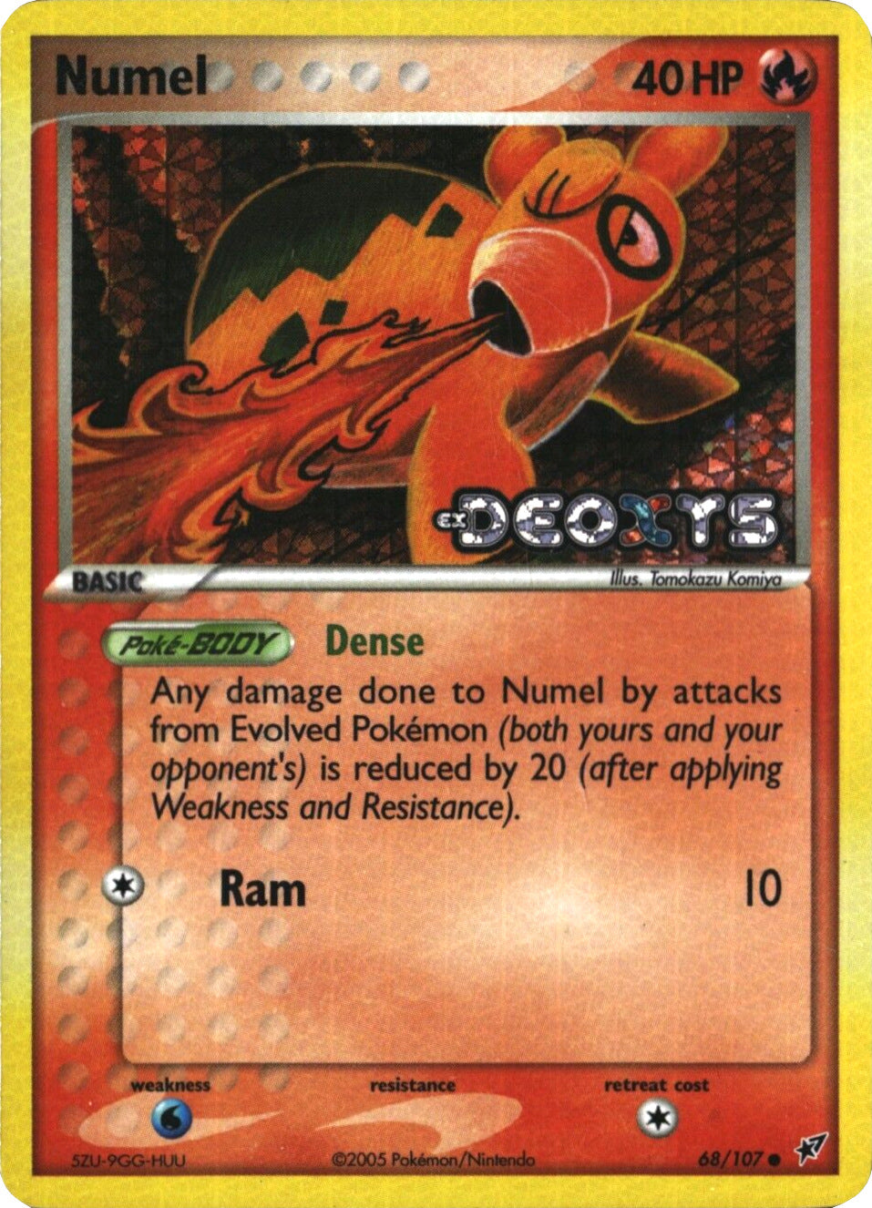 Numel (68/107) (Stamped) [EX: Deoxys] | North Game Den