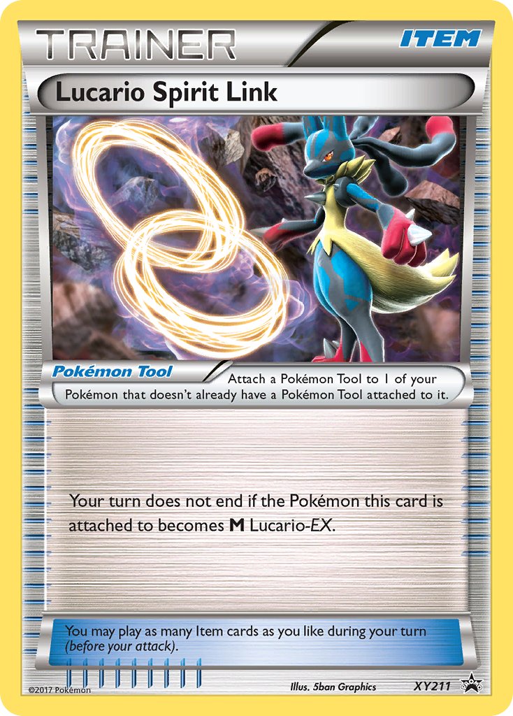 Lucario Spirit Link (XY211) [XY: Black Star Promos] | North Game Den