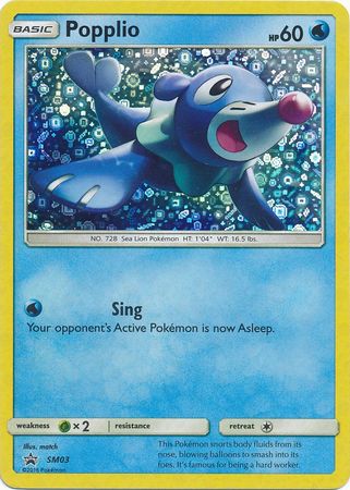 Popplio (SM03) (General Mills Promo) [Sun & Moon: Black Star Promos] | North Game Den