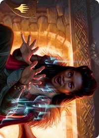 Birgi, God of Storytelling Art Card (Gold-Stamped Signature) [Kaldheim: Art Series] | North Game Den