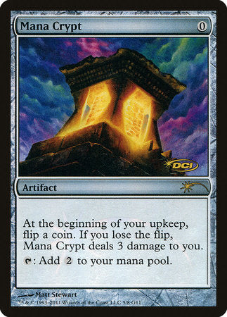 Mana Crypt [Judge Gift Cards 2011] | North Game Den