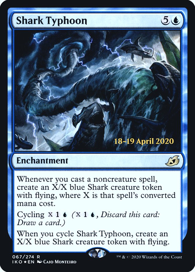 Shark Typhoon  [Ikoria: Lair of Behemoths Prerelease Promos] | North Game Den