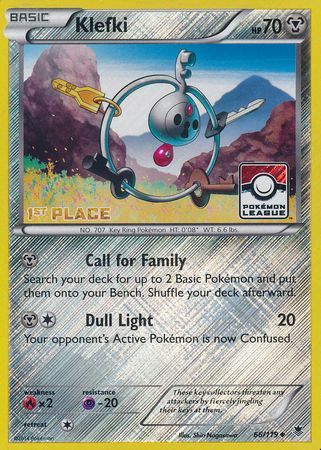 Klefki (66/119) (League Promo 1st Place) [XY: Phantom Forces] | North Game Den