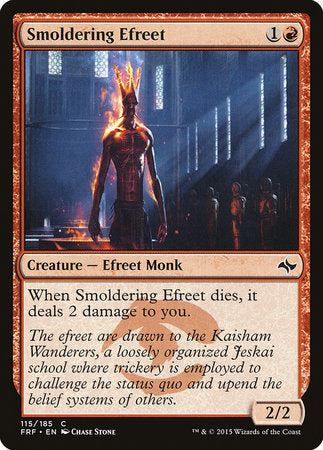 Smoldering Efreet [Fate Reforged] | North Game Den