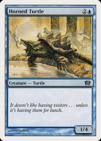 Horned Turtle [Eighth Edition] | North Game Den