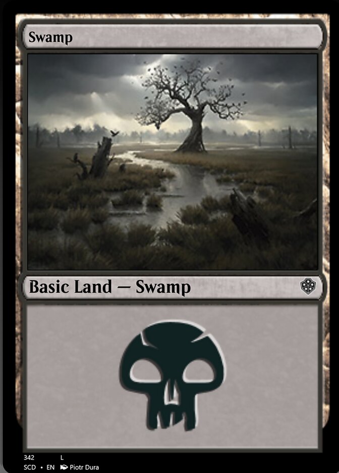 Swamp (342) [Starter Commander Decks] | North Game Den