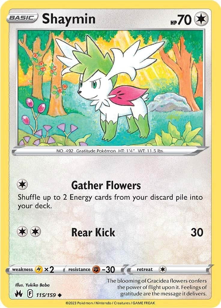 Shaymin (115/159) [Sword & Shield: Crown Zenith] | North Game Den