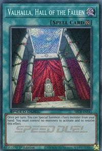 Valhalla, Hall of the Fallen (Secret) [SBCB-EN141] Secret Rare | North Game Den