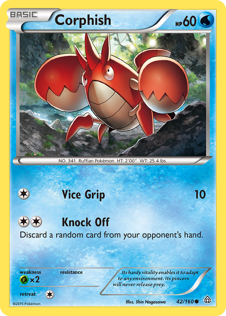 Corphish (42/160) [XY: Primal Clash] | North Game Den