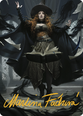 Tasha, the Witch Queen Art Card (41) (Gold-Stamped Signature) [Commander Legends: Battle for Baldur's Gate Art Series] | North Game Den