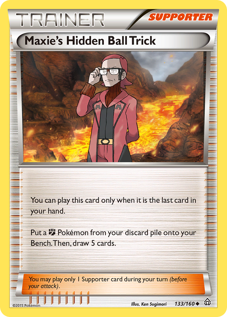 Maxie's Hidden Ball Trick (133/160) [XY: Primal Clash] | North Game Den