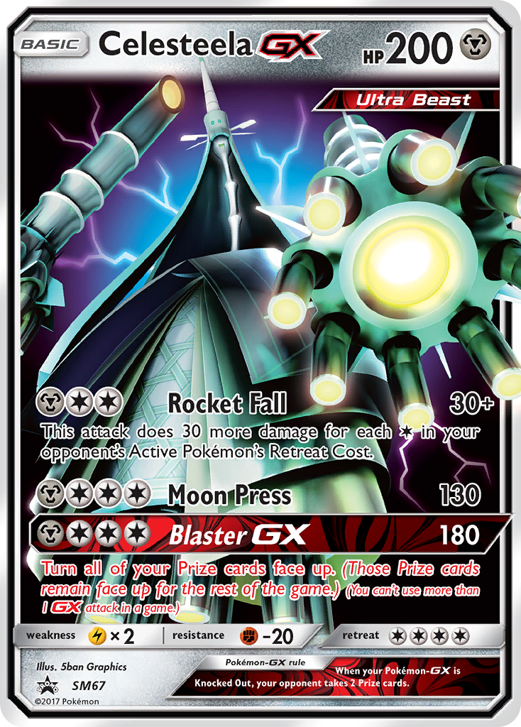 Celesteela GX (SM67) [Sun & Moon: Black Star Promos] | North Game Den