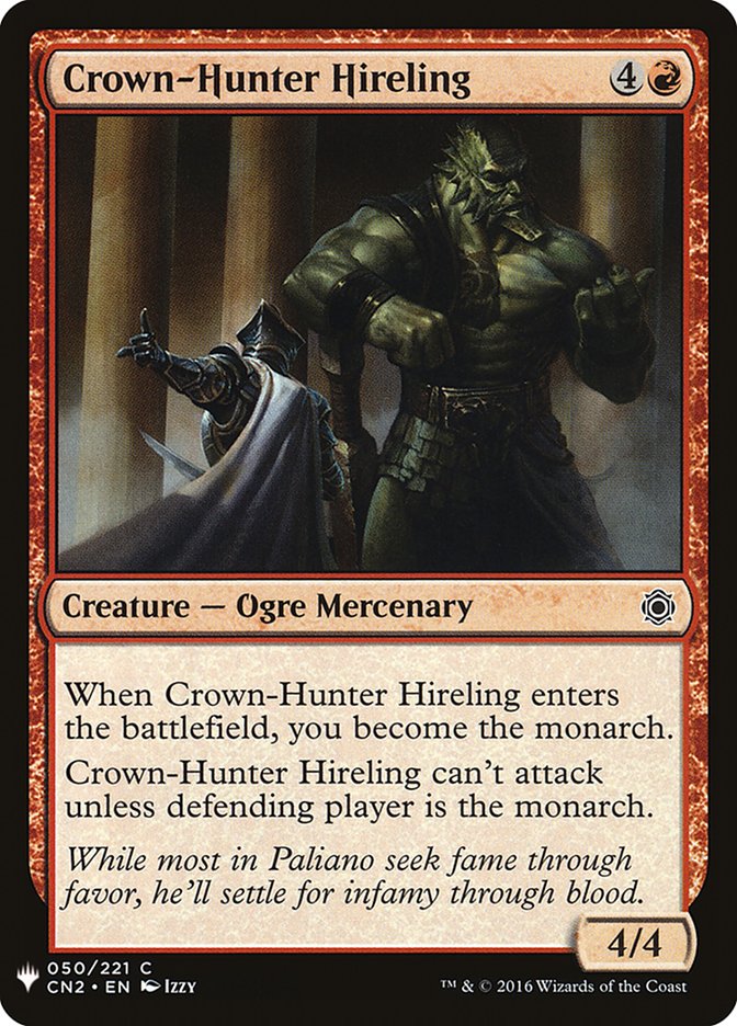 Crown-Hunter Hireling [Mystery Booster] | North Game Den
