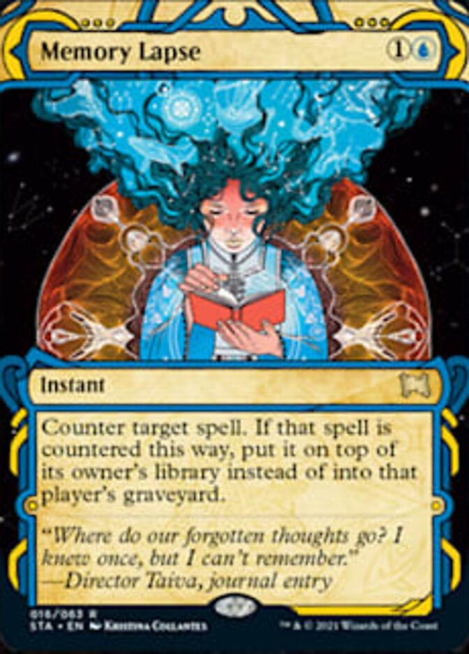 Memory Lapse (Etched Foil) [Strixhaven Mystical Archive] | North Game Den