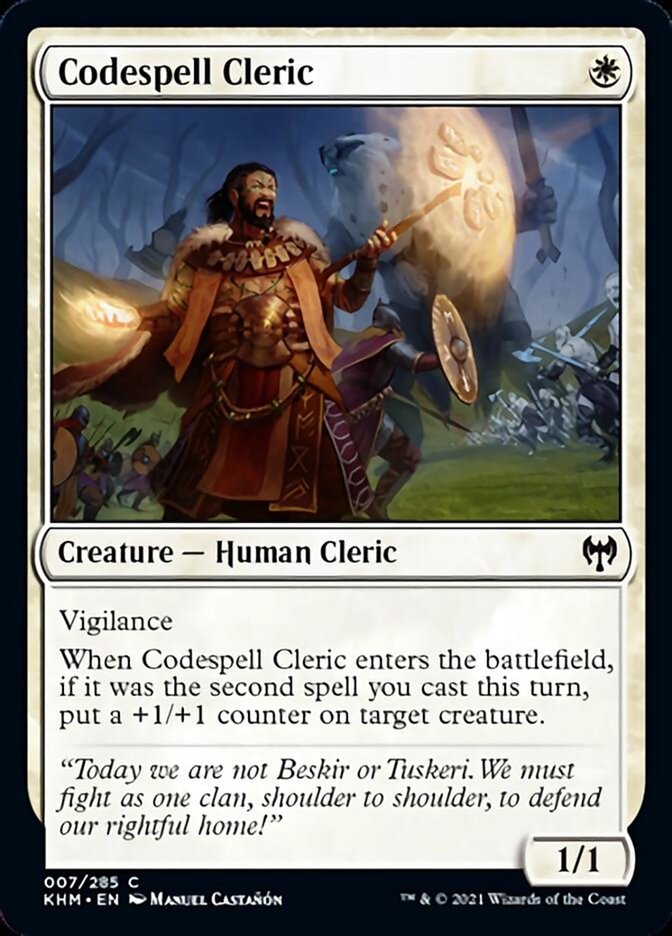 Codespell Cleric [Kaldheim] | North Game Den