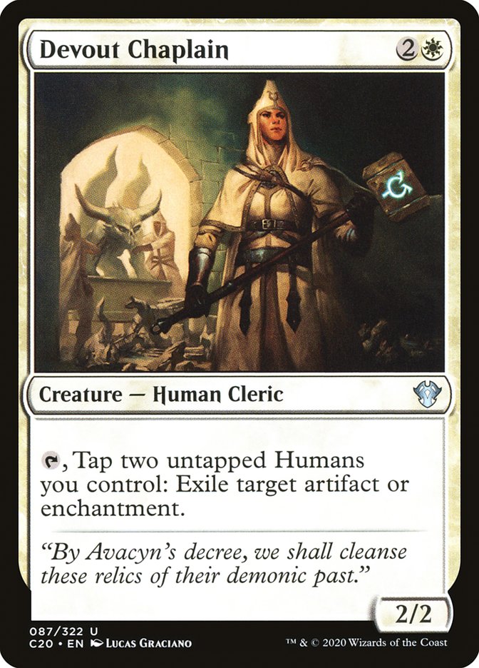 Devout Chaplain [Commander 2020] | North Game Den